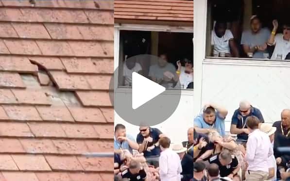 [Watch] Shamar Joseph Spreads Terror With Roof-Breaking Six As Fans Escape Injury